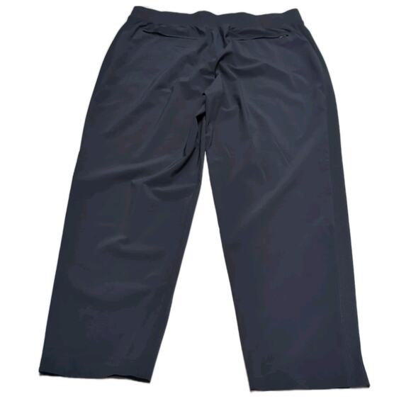ATHLETA Brooklyn Ankle Pant Size 14 Navy Blue Travel Athleisure Stretch NEW NWT - Picture 3 of 16